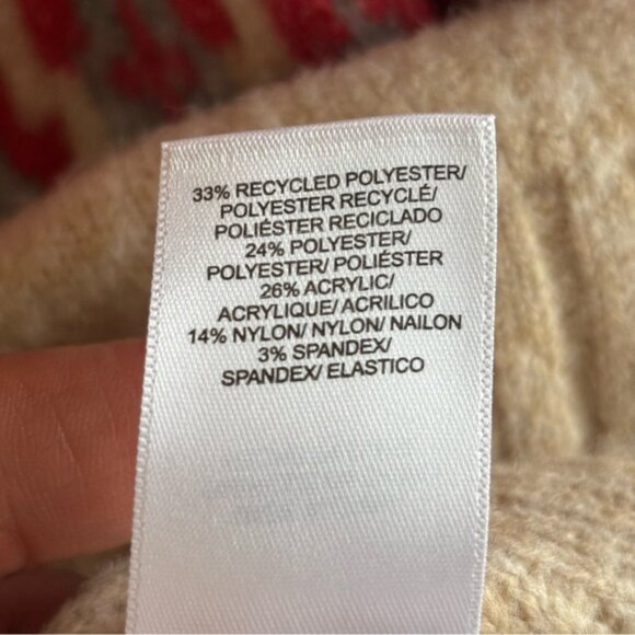 Lucky Brand NWT Fair Isle Holiday Pullover Ski Sweater Nordic Crewneck Womens XL - Picture 9 of 9